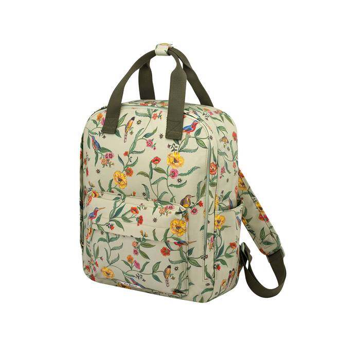 Utility Backpack Summer Birds Green