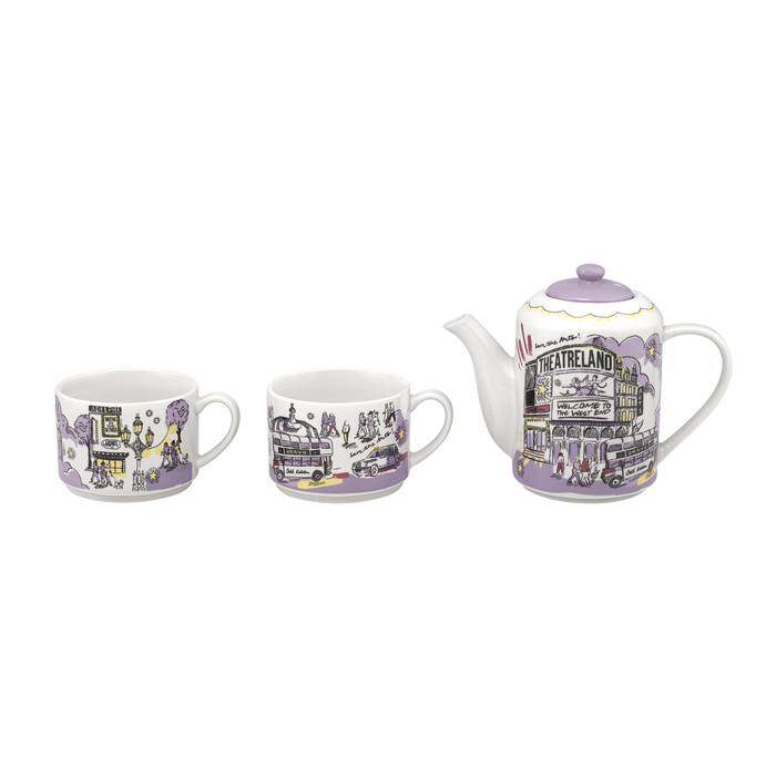 Boxed Tea For Two London West End Lilac 1