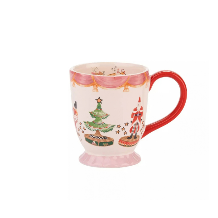 Multi-Color Footed Mug Nutcracker