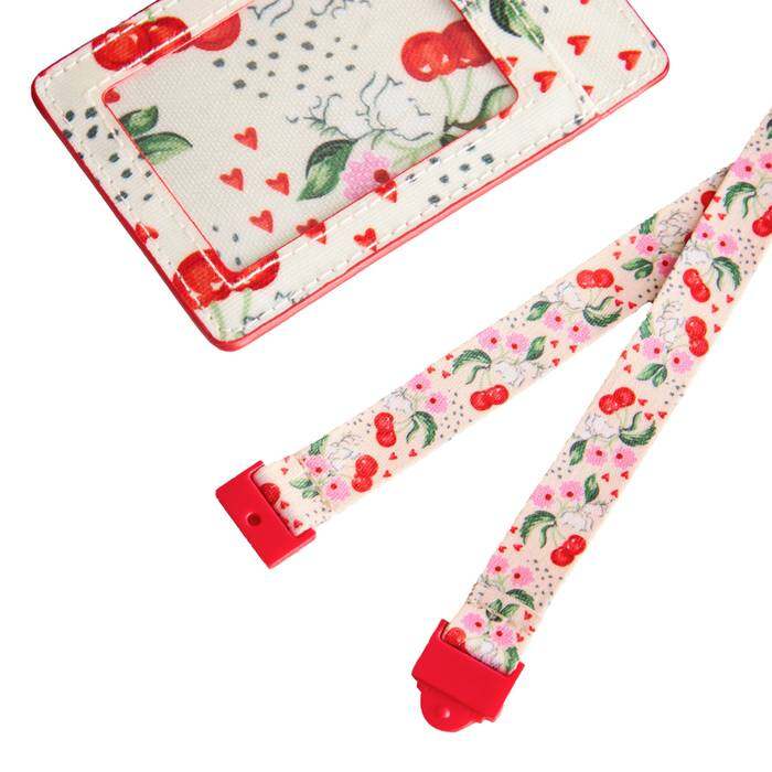 Female Lanyard Cherry Bunches Ecru 1