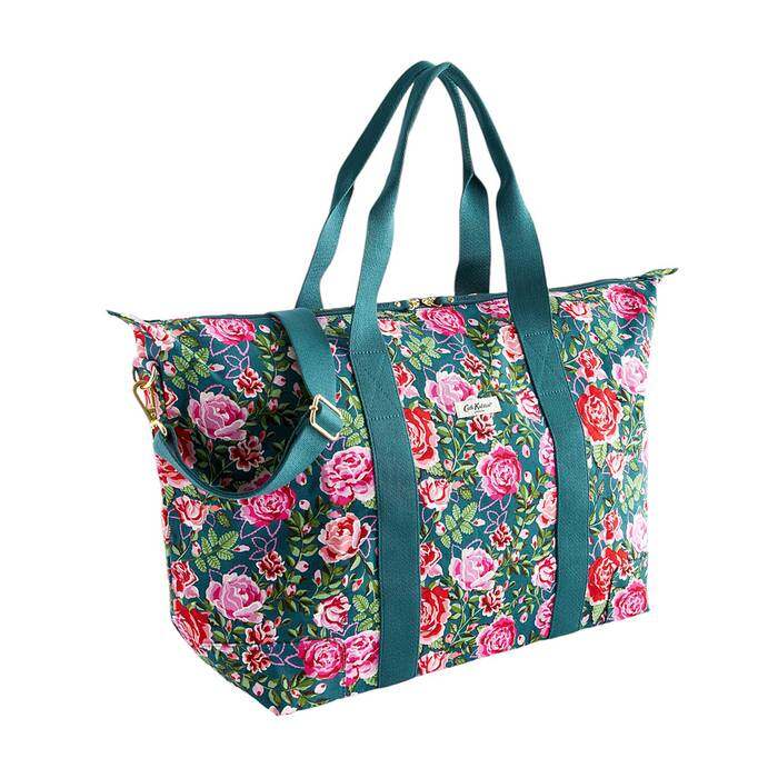 Female Foldaway Overnight Bag Dolly Rose Green