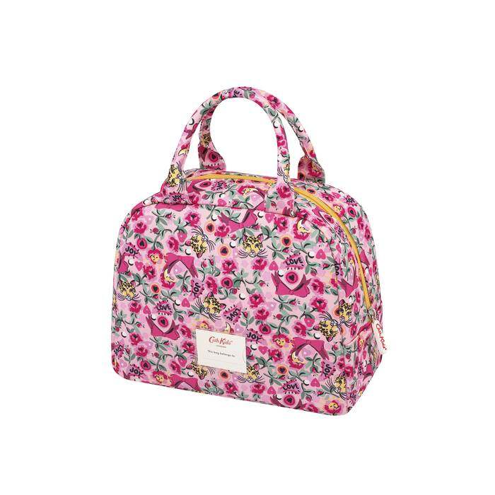 Pinball Ditsy Kids' Grab Handle Lunch Bag Pink 1