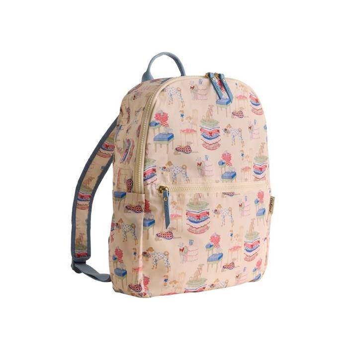 Female Foldaway Backpack Hackney Dogs Multi-Color