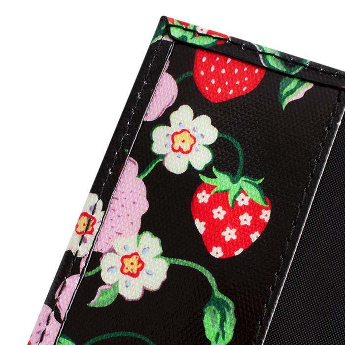 Passport Case Strawberry Black 1