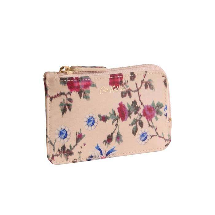 Female Card & Coin Purse Acorn Sprig Cream