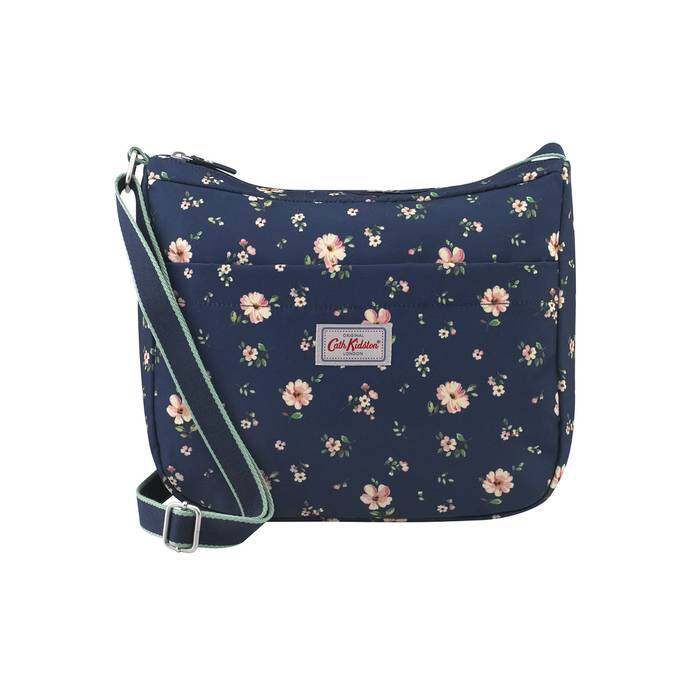 Medium Zip Messenger Spitalfields Navy