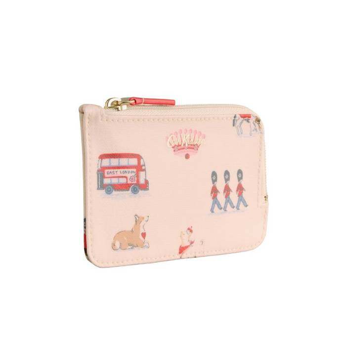 Female Card & Coin Purse Queenie's Ditsy Cream