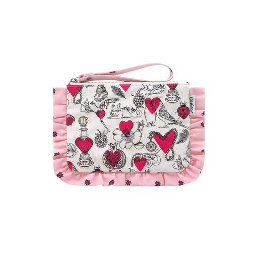 Frill Wristlet Pouch Shape my Heart Cream - Women's, Kids Bags,  Fashion, Gifts | Cath Kidston