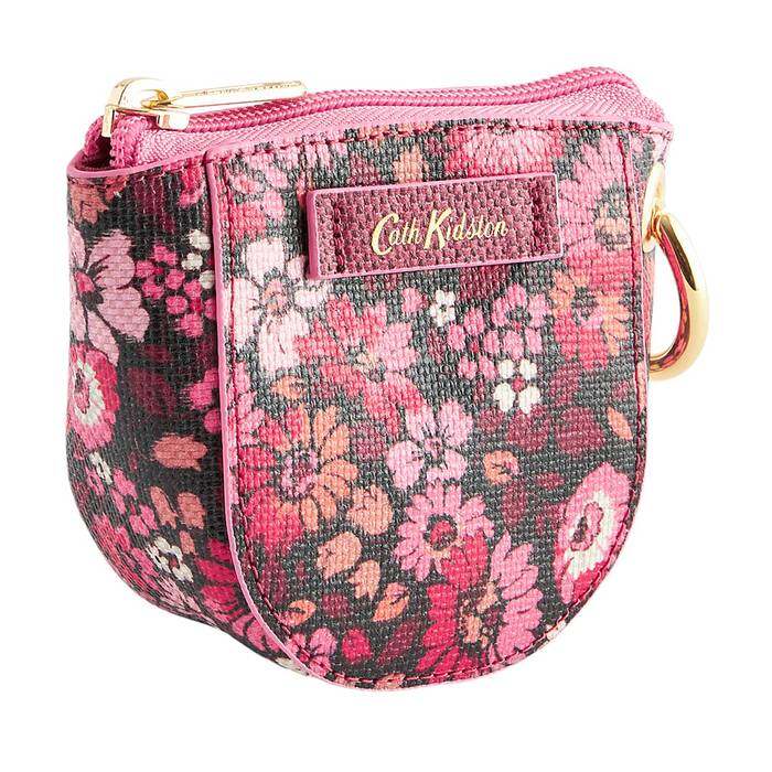 Female Curve Coin Purse Archive Ditsy Berry Red