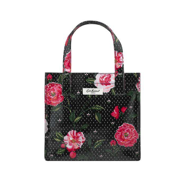 Small Bookbag Tea Rose Black