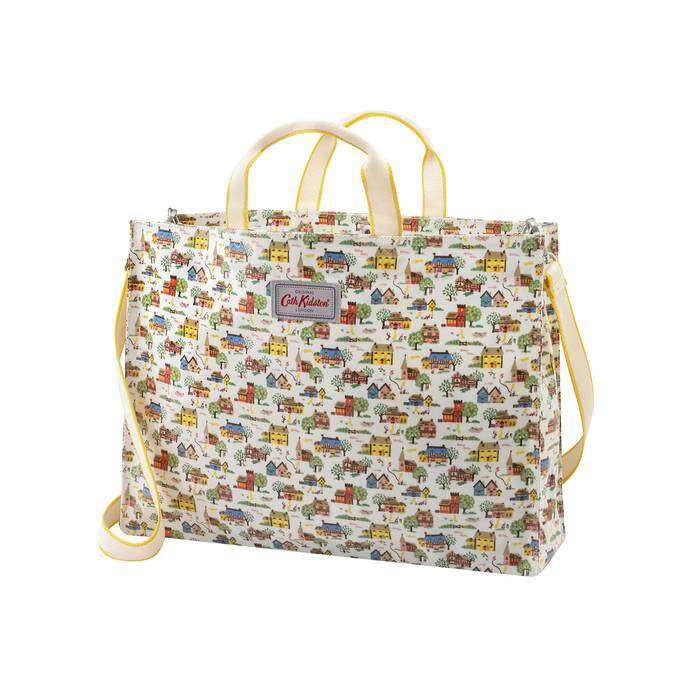Strappy Carryall Home Sweet Home Cream 1