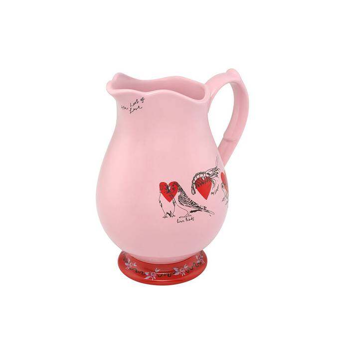 Jug Shape my Heart Pink 1