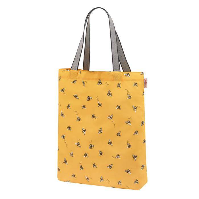 Small Foldaway Tote Bee Deep Yellow 1