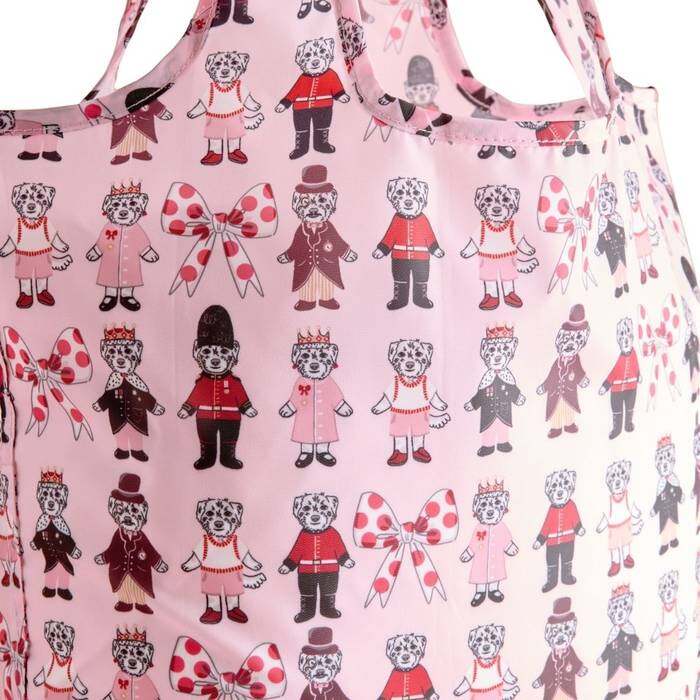 Female Foldaway Shopper London Dogs Pink 1