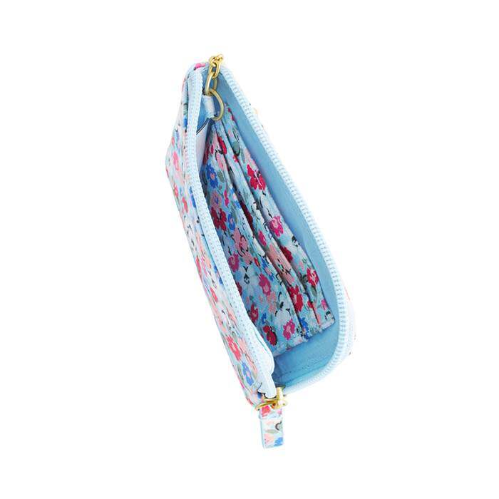 Card & Coin Purse Clifton Muse Blue/Pink 1