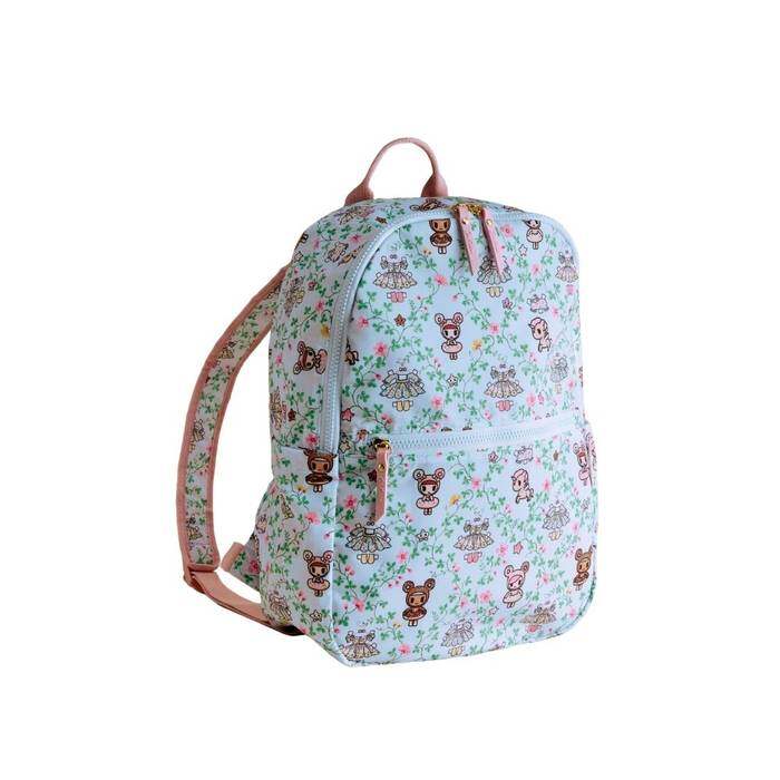 Female Foldaway Backpack Tokidoki Paper Dresses Blue