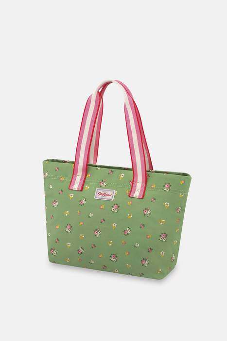 Large Casual Brampton Tote Spaced Bath Flowers Green 1