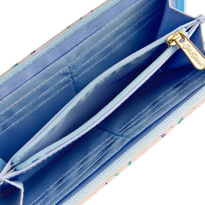 Female Continental Wallet Tokidoki Paper Dresses Blue 1