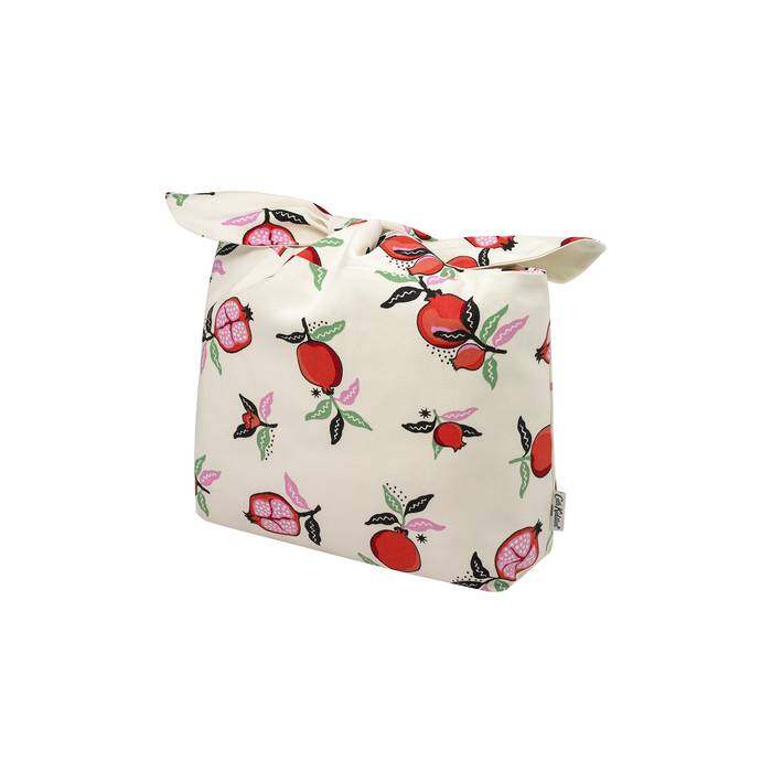 Bow Tie Pouch Pomegranate Cream 1