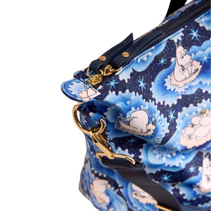 Female Overnight Bag Moomin Clouds Blue 1