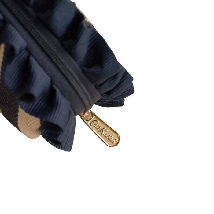 Female Half Moon Mini Pouch Paddington Stripe Navy 1