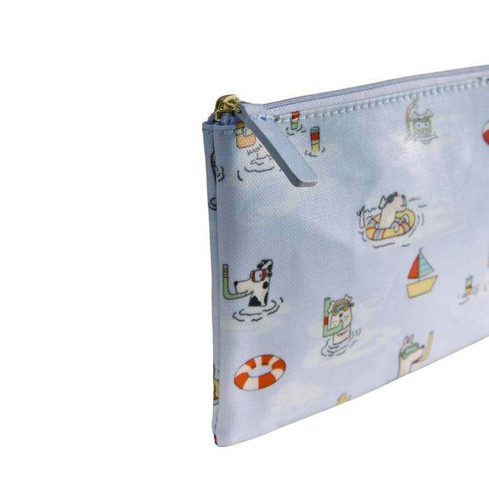 Female Zip Purse Snorkel Stanley Blue 1