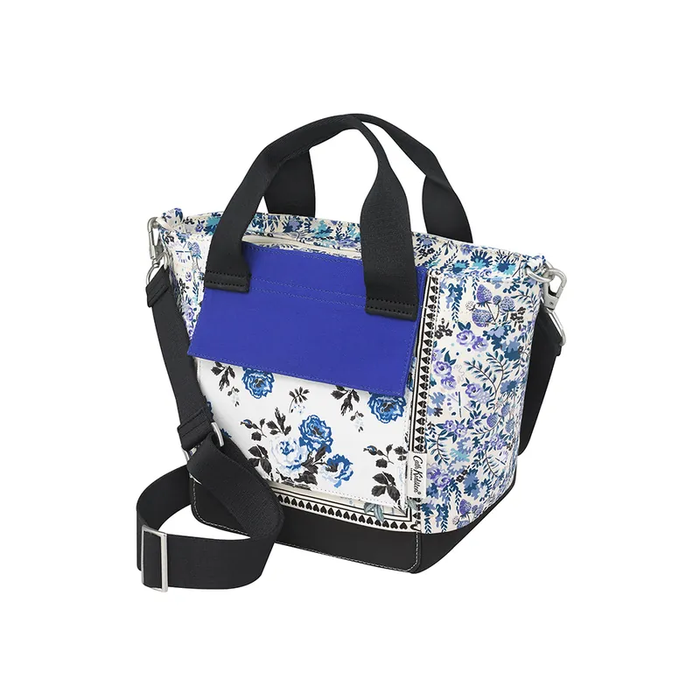 Small Bonded Tote (30yrs Toile) 30 Years Toile Small Bonded Tote Front and Back Placement Cream 1