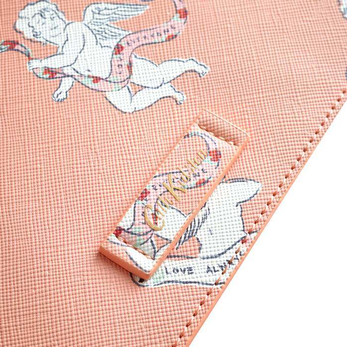 Female Saffiano Pouch Cupids Pink 1