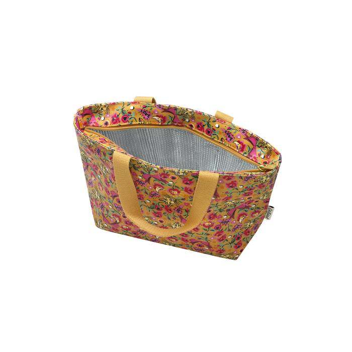 Pinball Ditsy Lunch Tote  Yellow 1