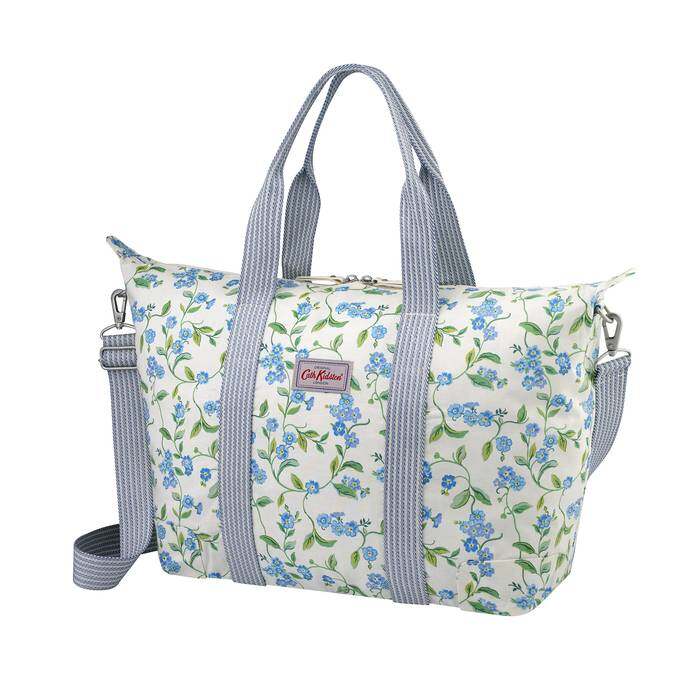 Foldaway Overnight Bag Forget me not Cream 1