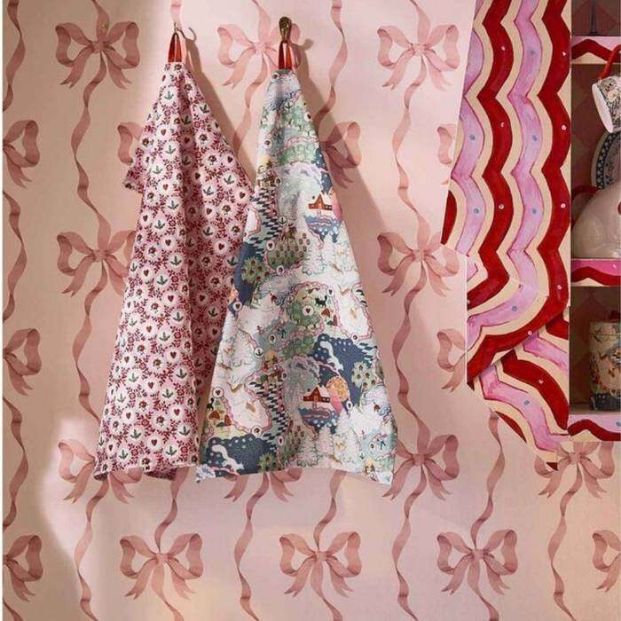 Set 2 Tea Towel Christmas Journey Multi-color 1