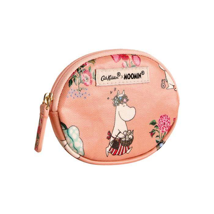 Female Oval Coin Purse Moomin Bunches Orange