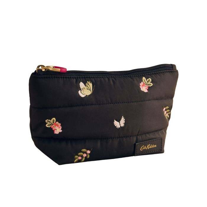 Female Paded Pouch Butterfly Dance Black