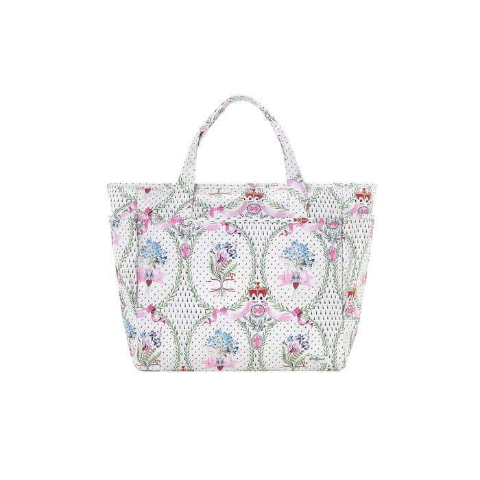 Tripper Tote Royal Bouquets Cream 1