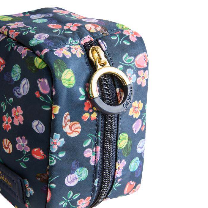 Female Tech Organiser Marble Ditsy Navy 1