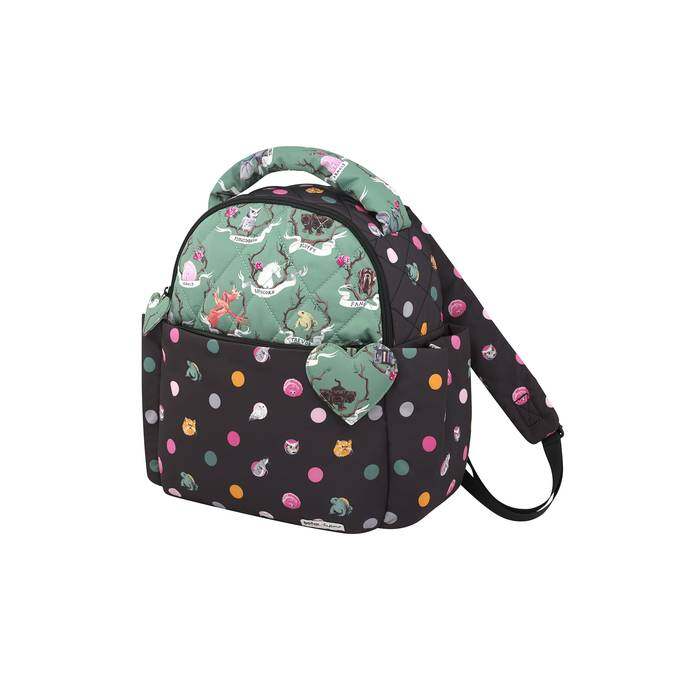 HP Recycled Rose Heart Backpack Magical Pet Spot Black 1