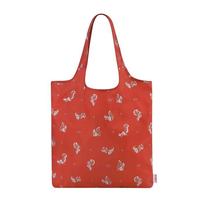 Foldaway Shopper Garden Squirrels Terracotta