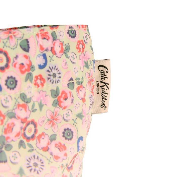 Female Foldaway Tote Pearly Queen Ditsy Yellow 1