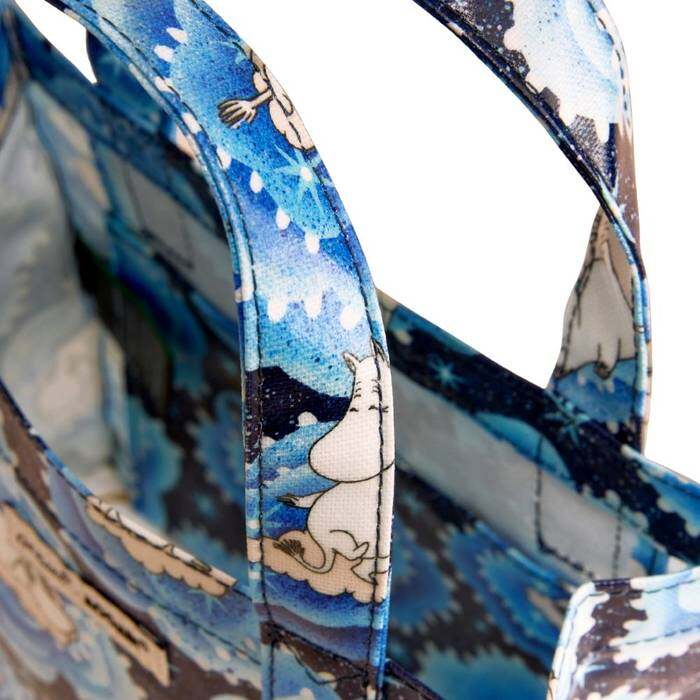 Female Small Bookbag Moomin Clouds Blue 1