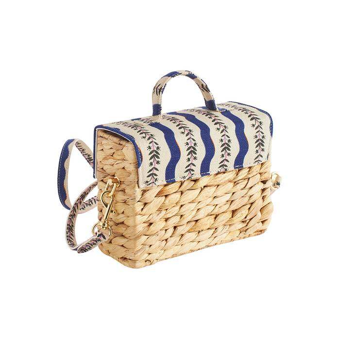 Box Crossbody Dreamers Floral Stripe Monochrome 1