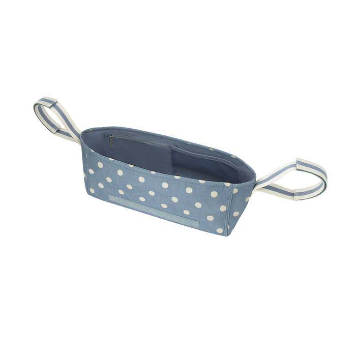 Pushchair Organiser Spot Cream Blue 1