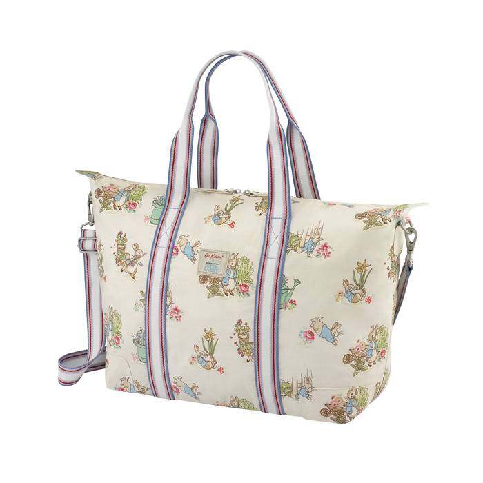 Foldaway Overnight Bag Beatrix Potter Warm Cream 1