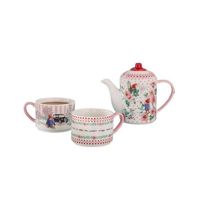 Set Tea For Two Paddington Pink 1