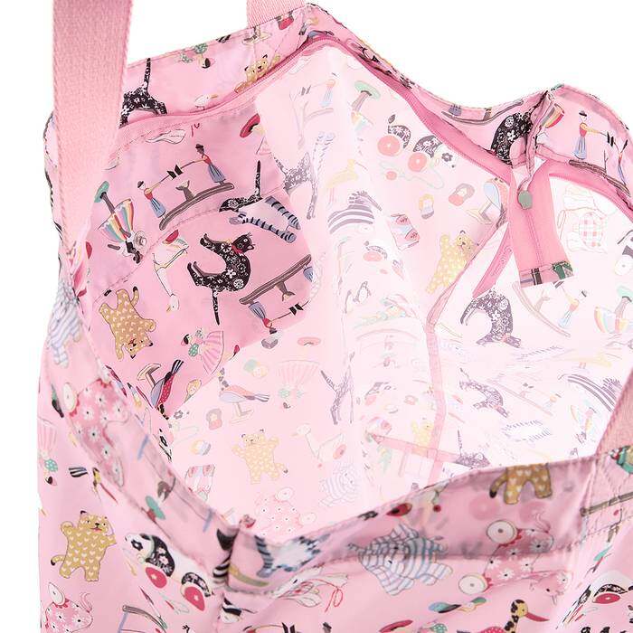 Female Large Foldaway Tote Toys Alive Pink 1