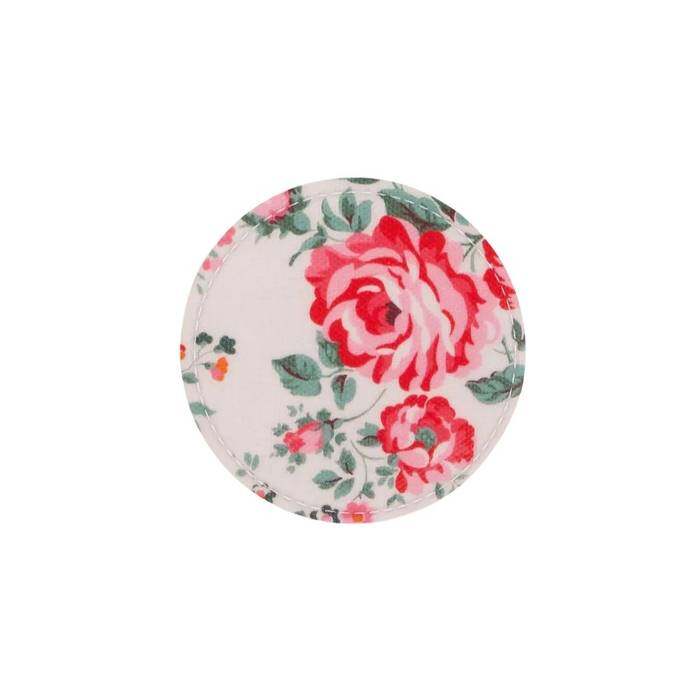 Female Make up Bag with Mirror Hackney Rose White 1