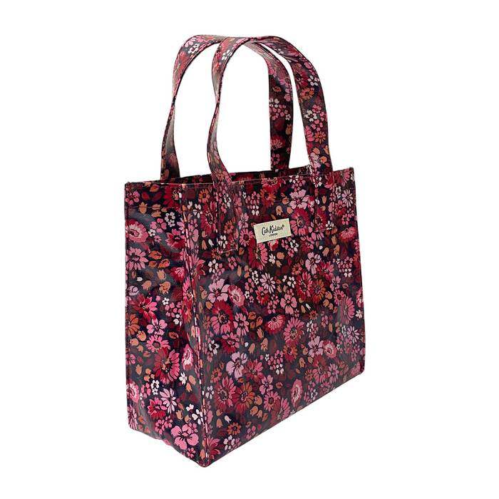 Female Small Bookbag Archive Ditsy Berry Red