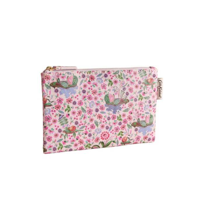 Female Zip Purse Watermelon Ditsy Pink