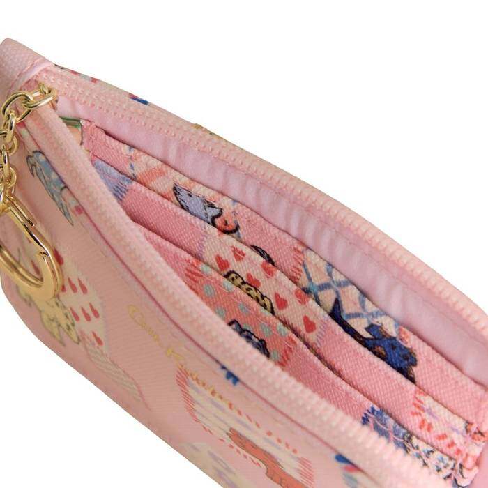 Female Card & Coin Purse Teddy Dog Pink 1