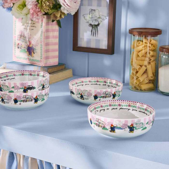 Set 4 Pasta Bowl Paddington White 1