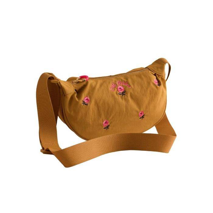 Female Sling Crossbody Rose Spaced Tan Brown